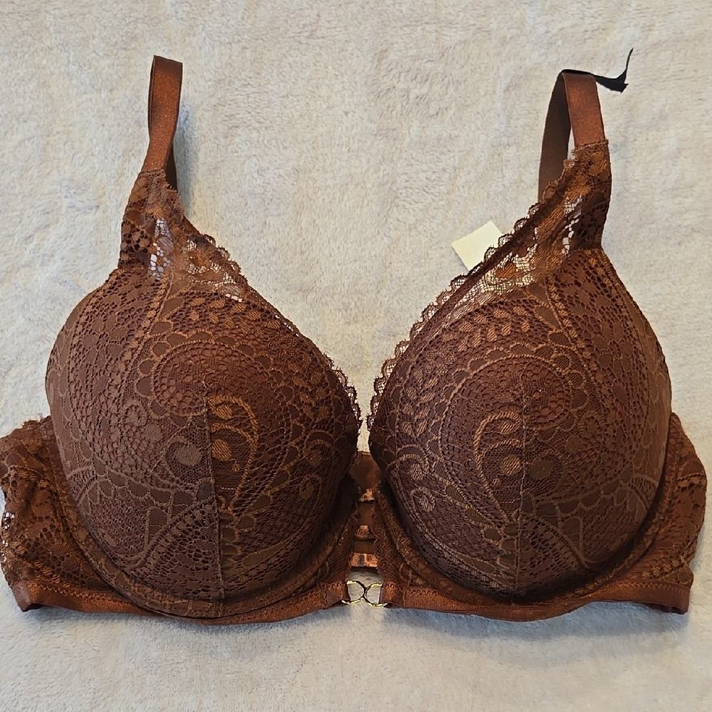 Aerie Brown Plush Bra Intimates & Sleepwear